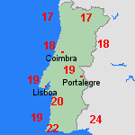 previsão Qui, 25-04 Portugal