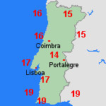 previsão Sex, 26-04 Portugal