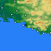 Nearby Forecast Locations - Marselha - Mapa