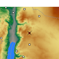 Nearby Forecast Locations - Amã - Mapa
