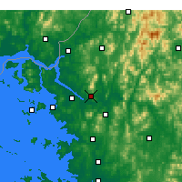 Nearby Forecast Locations - Seul - Mapa