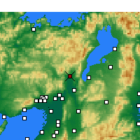 Nearby Forecast Locations - Quioto - Mapa