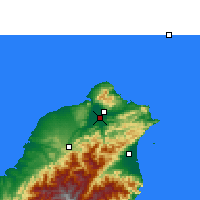 Nearby Forecast Locations - Taipé - Mapa